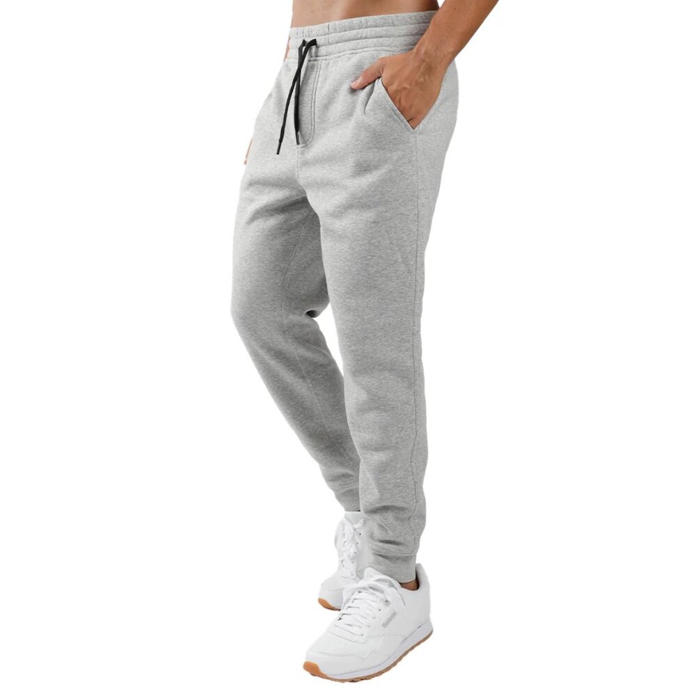 90 Degree Men's Heather Grey Jogger Pants with Gray Drawstring/NWT/L - Picture 2 of 14